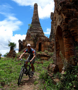 Bicycling Inle Lake, Myanmar